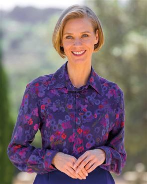 ladies flowery blouses